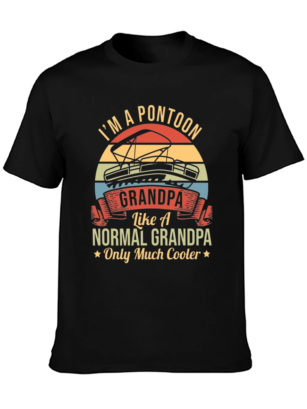 Im A Pontoon Grandpa T-Shirt