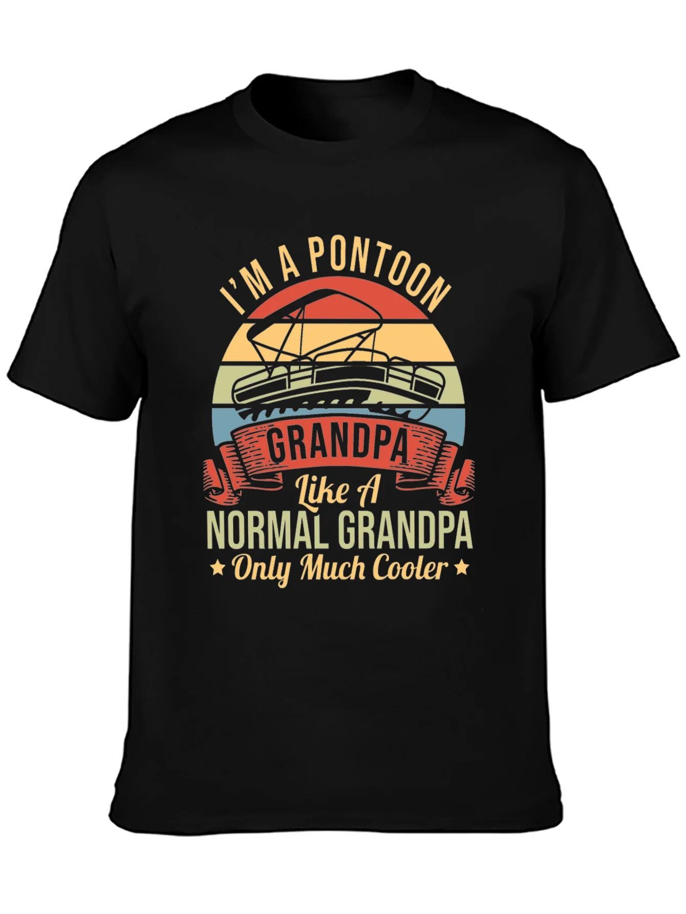 Im A Pontoon Grandpa T-Shirt