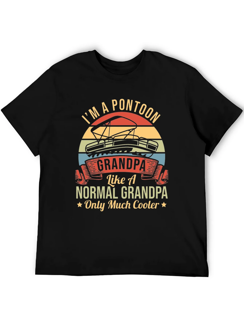 Im A Pontoon Grandpa T-Shirt