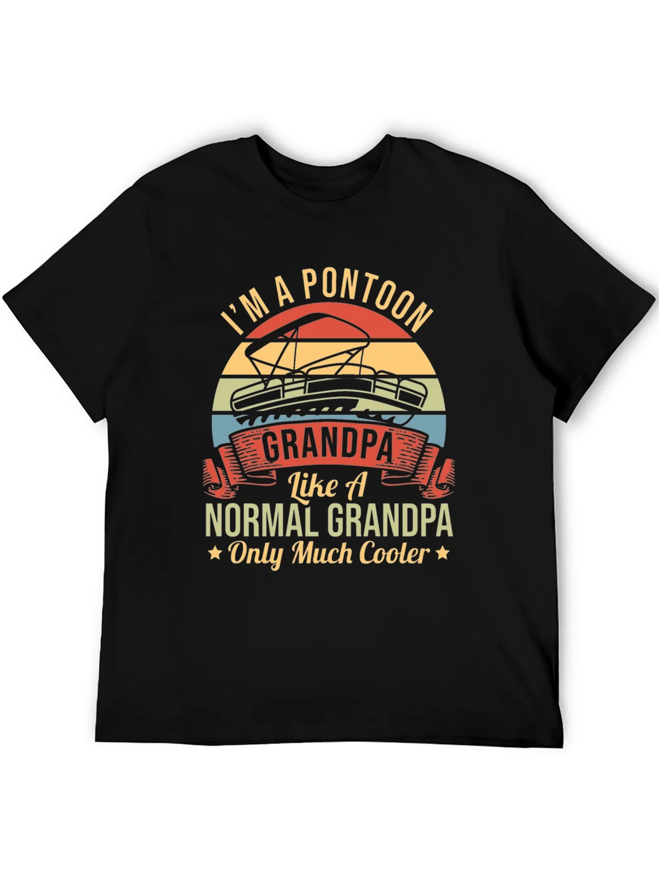 Im A Pontoon Grandpa T-Shirt