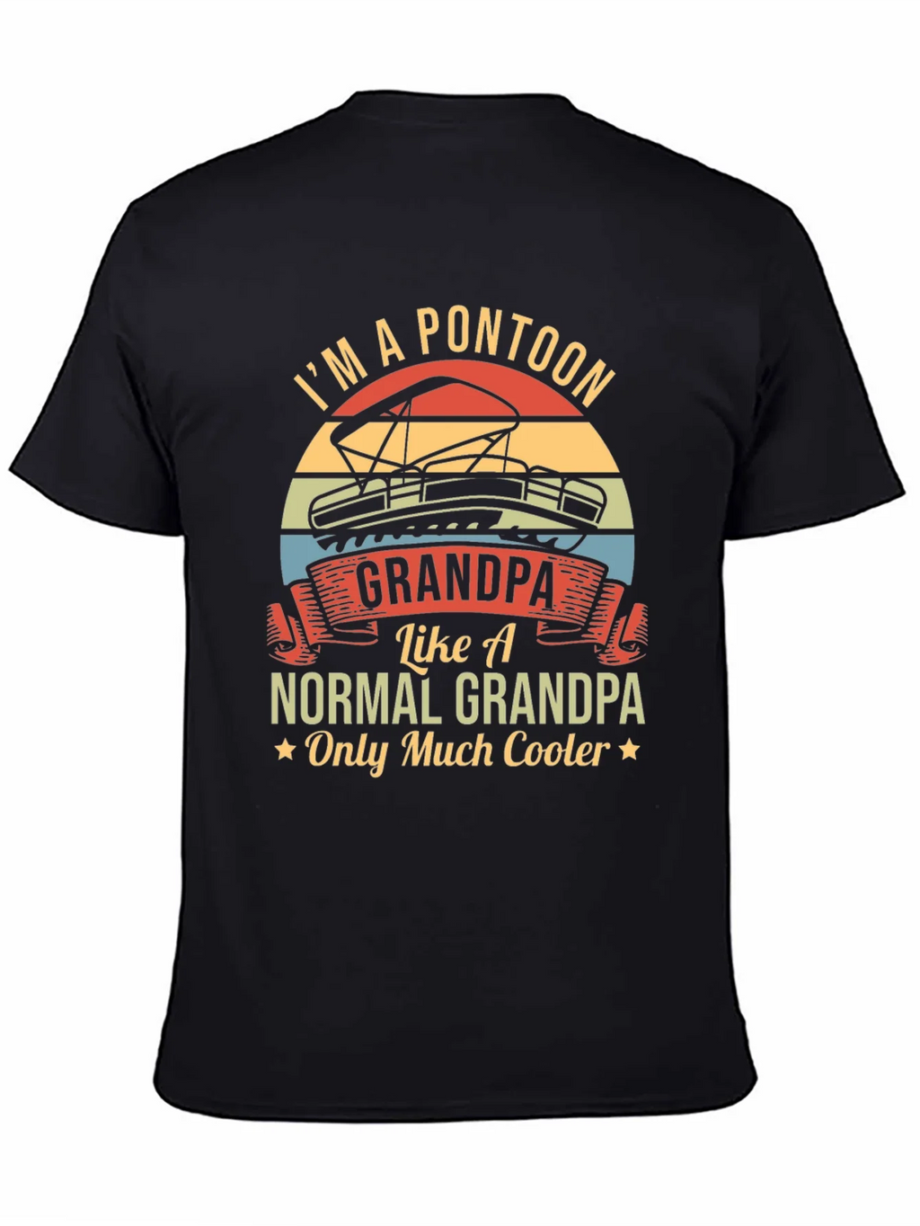 Im A Pontoon Grandpa T-Shirt