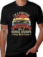 Im A Pontoon Grandpa T-Shirt