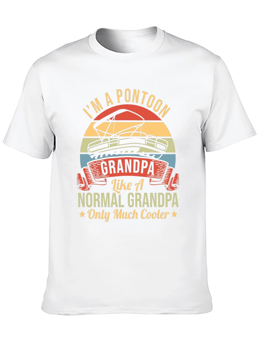 Im A Pontoon Grandpa T-Shirt