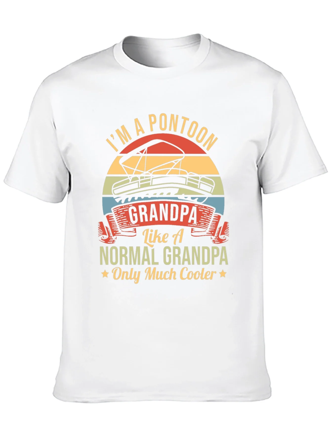 Im A Pontoon Grandpa T-Shirt