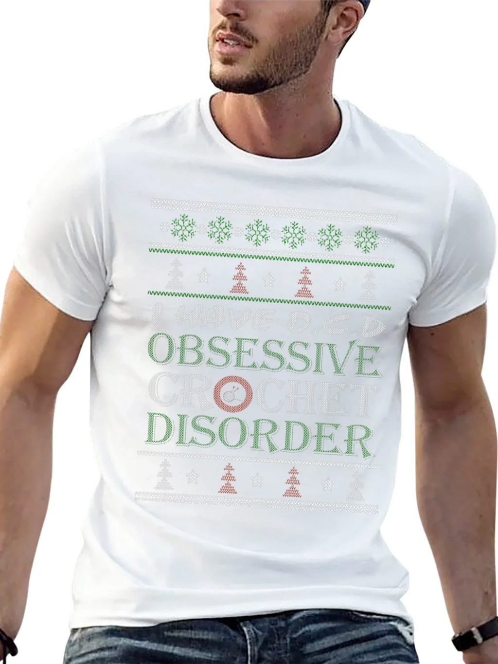 Funny Crochet Obsessive Disorder T-Shirt