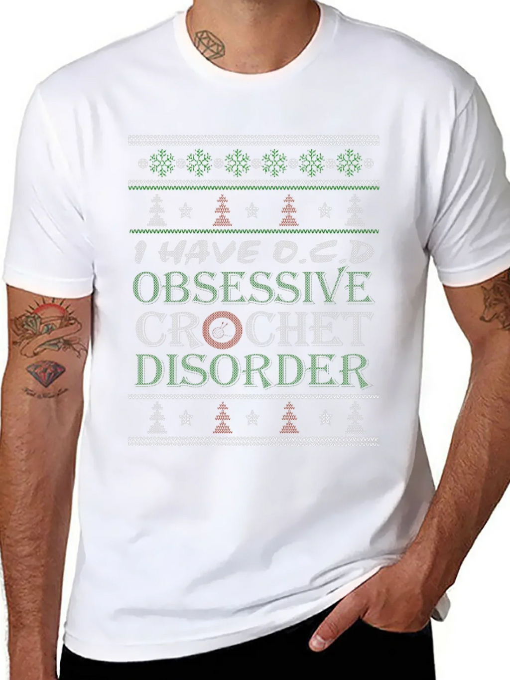 Funny Crochet Obsessive Disorder T-Shirt
