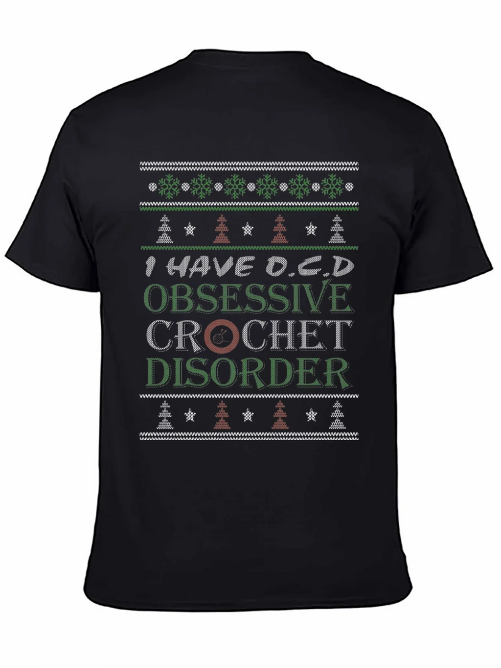 Funny Crochet Obsessive Disorder T-Shirt