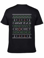 Funny Crochet Obsessive Disorder T-Shirt