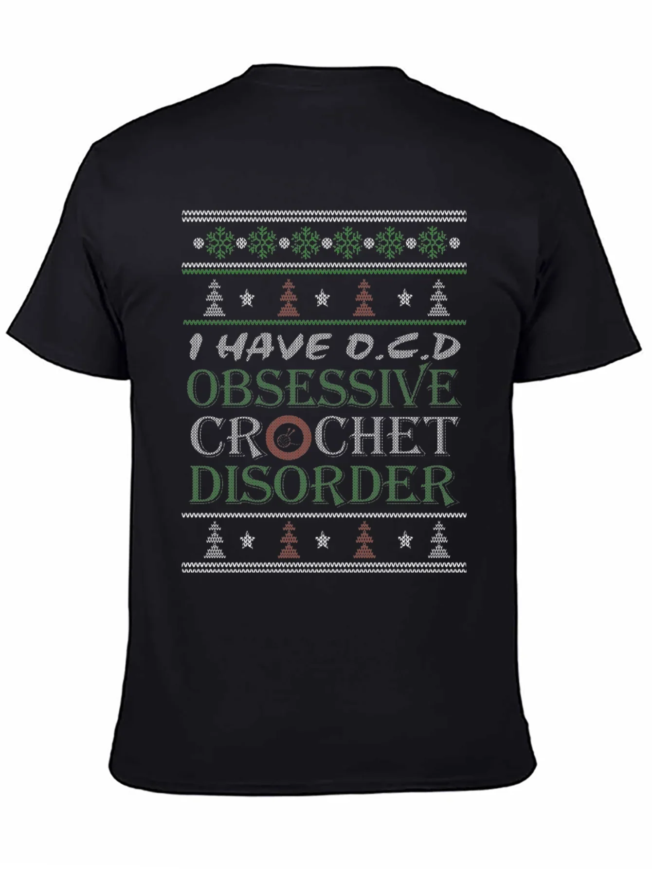 Funny Crochet Obsessive Disorder T-Shirt