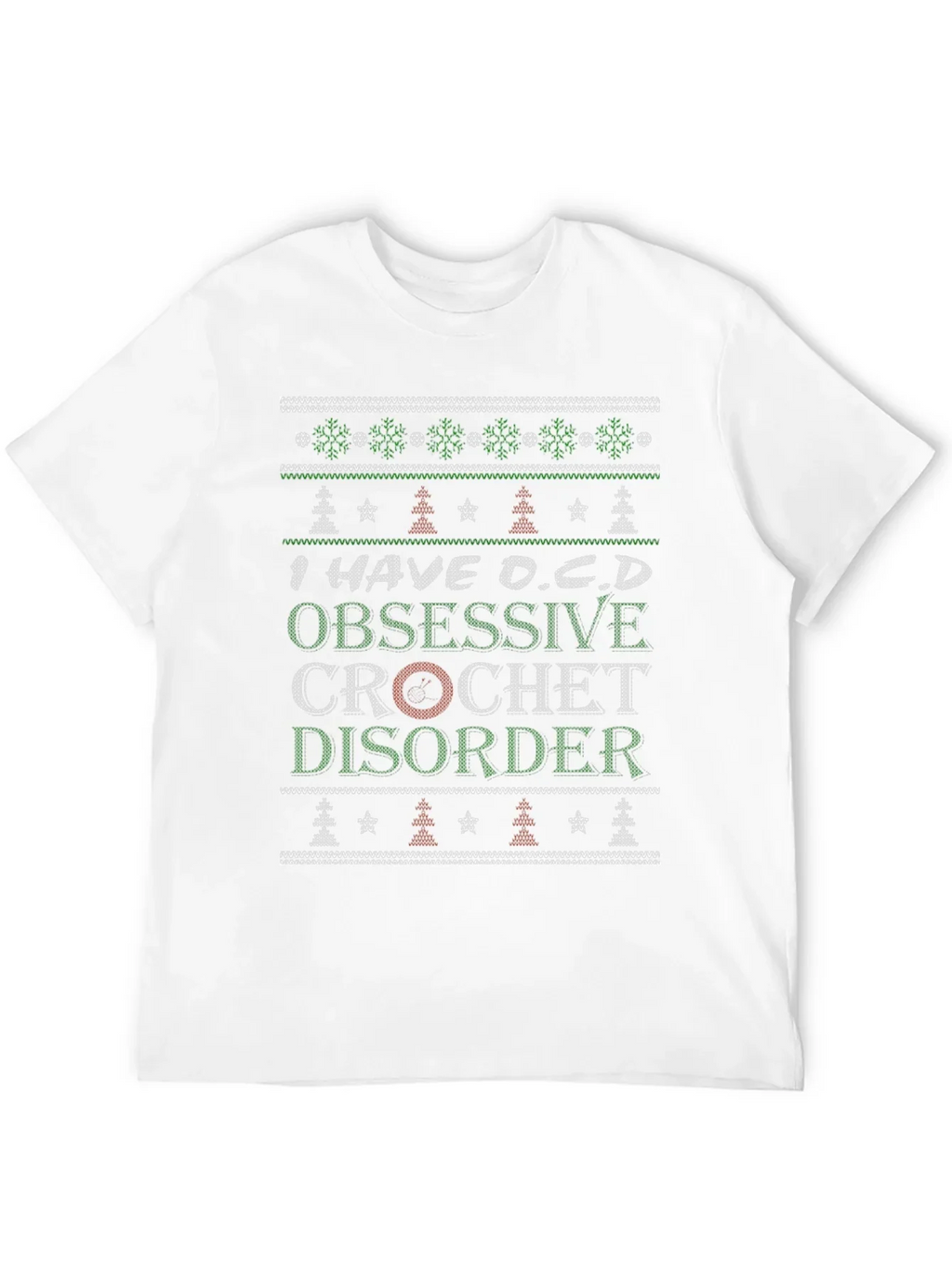 Funny Crochet Obsessive Disorder T-Shirt