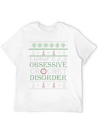 Funny Crochet Obsessive Disorder T-Shirt