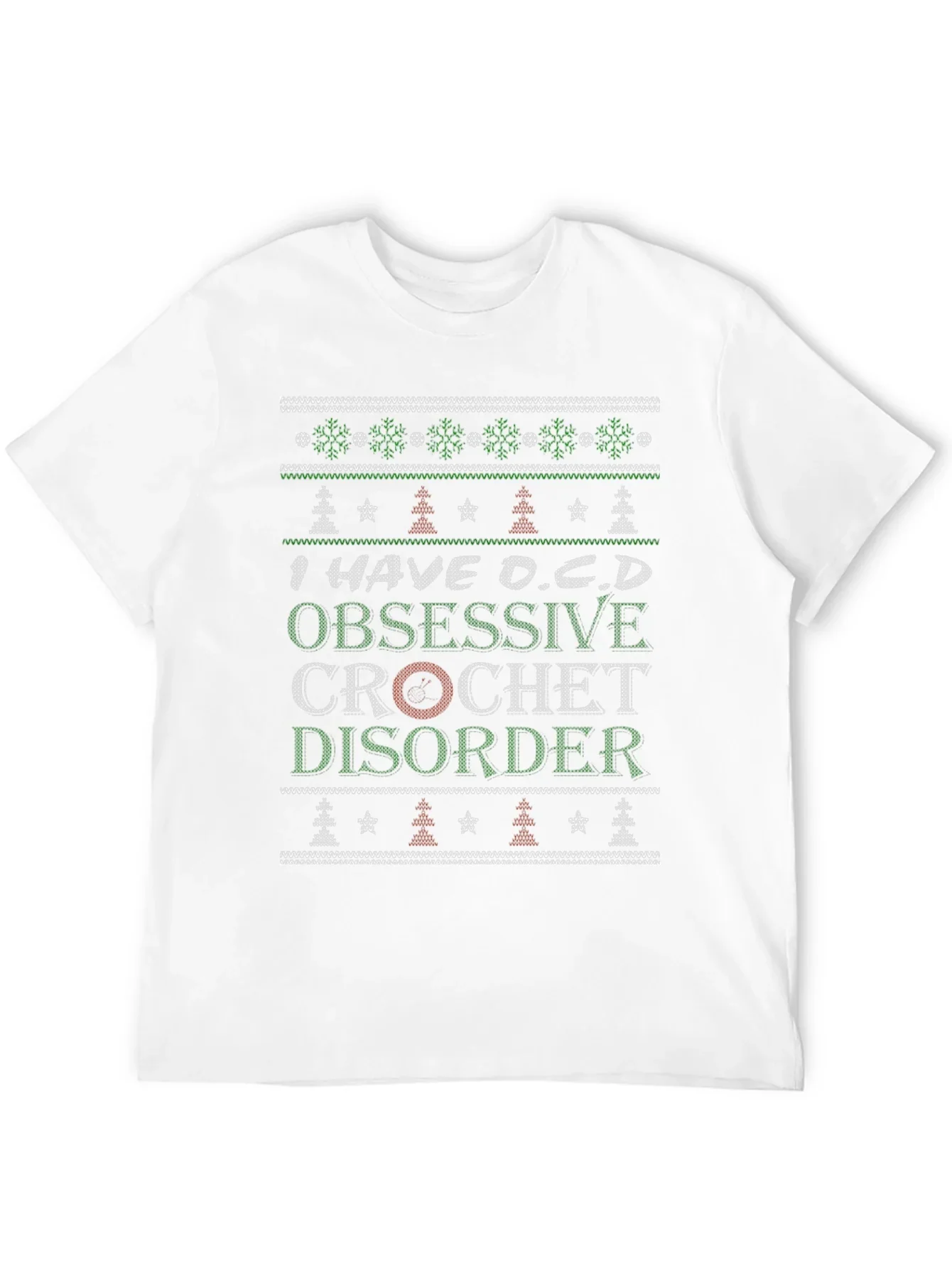 Funny Crochet Obsessive Disorder T-Shirt