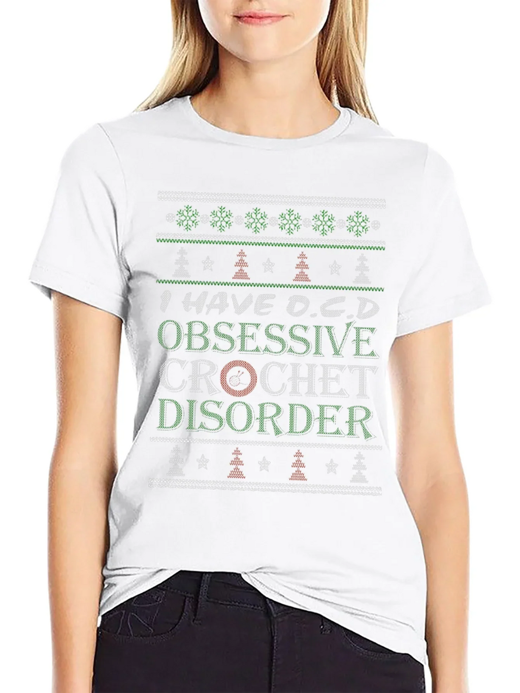 Funny Crochet Obsessive Disorder T-Shirt