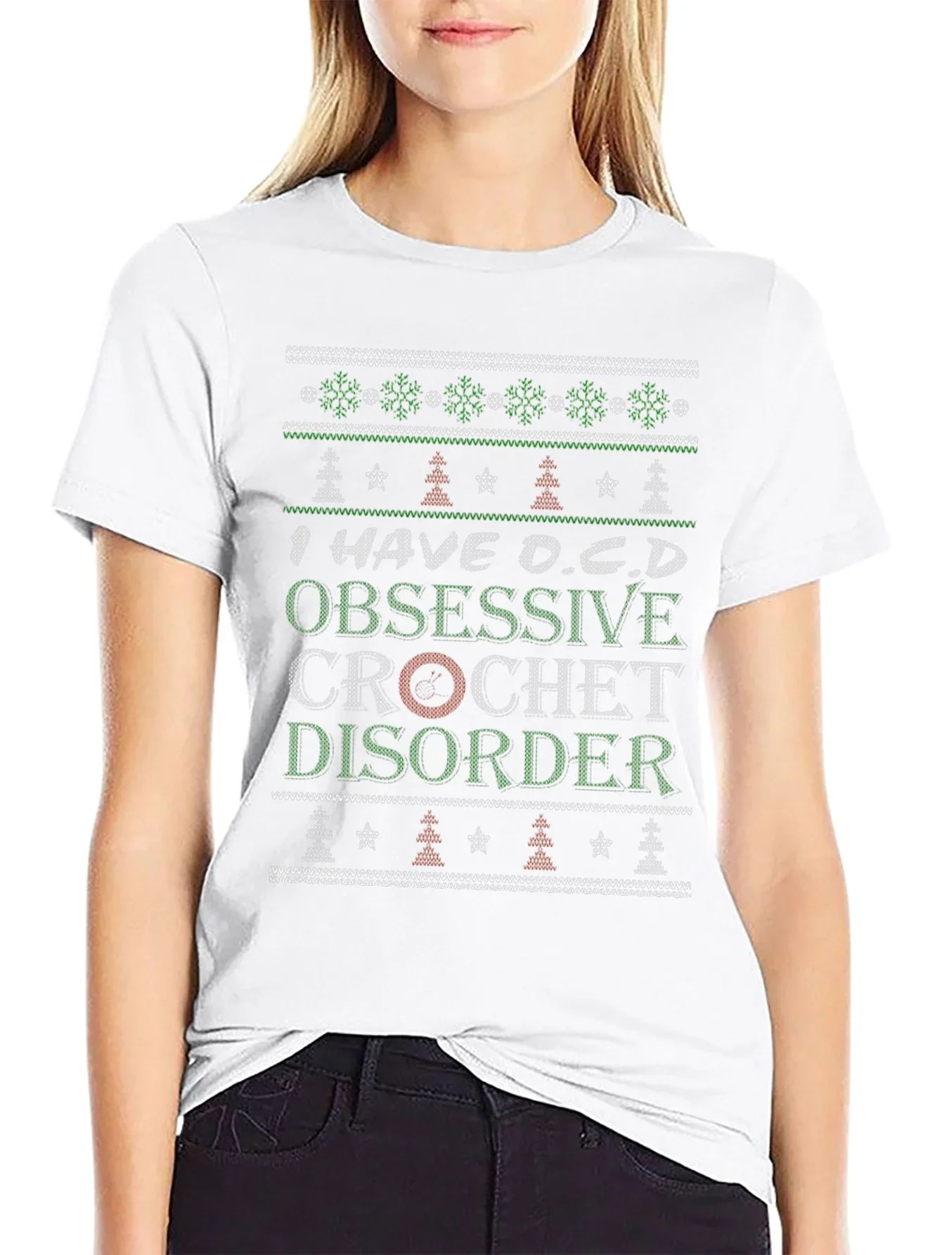 Funny Crochet Obsessive Disorder T-Shirt