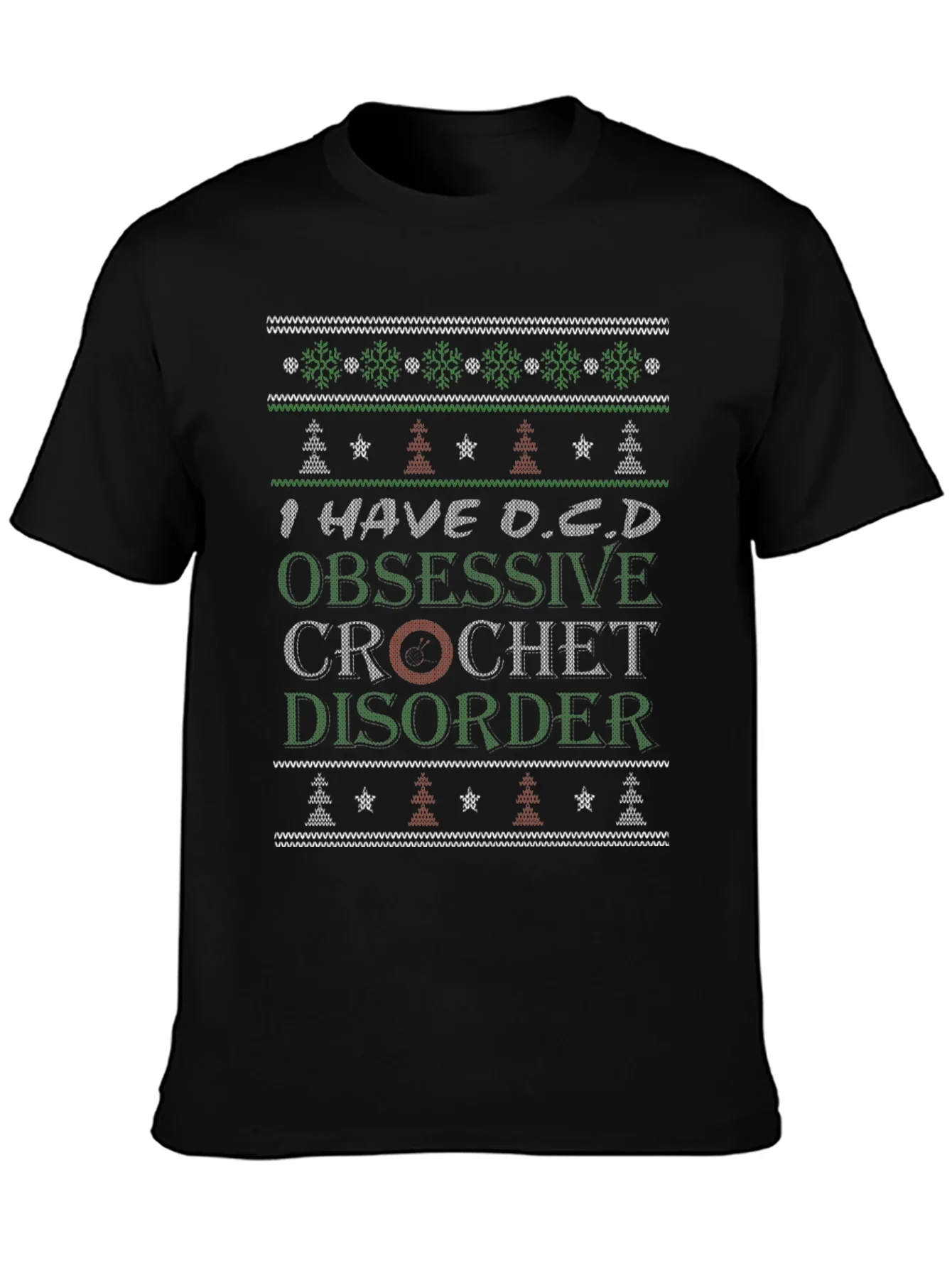 Funny Crochet Obsessive Disorder T-Shirt