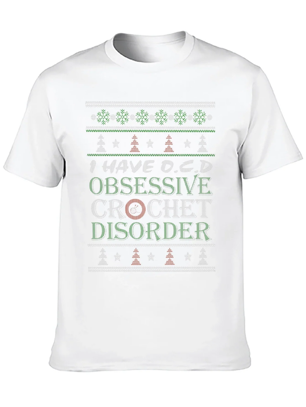 Funny Crochet Obsessive Disorder T-Shirt