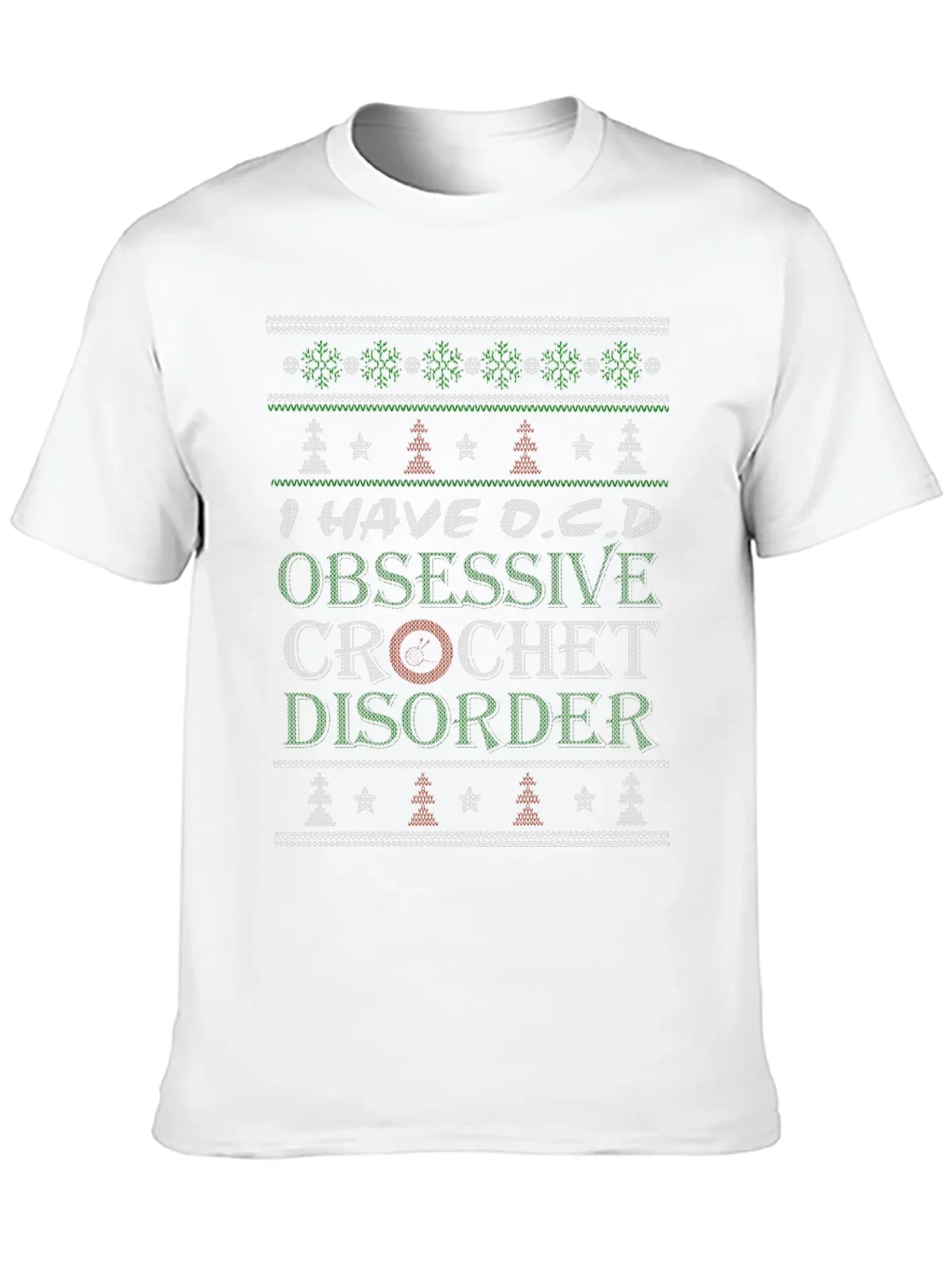 Funny Crochet Obsessive Disorder T-Shirt
