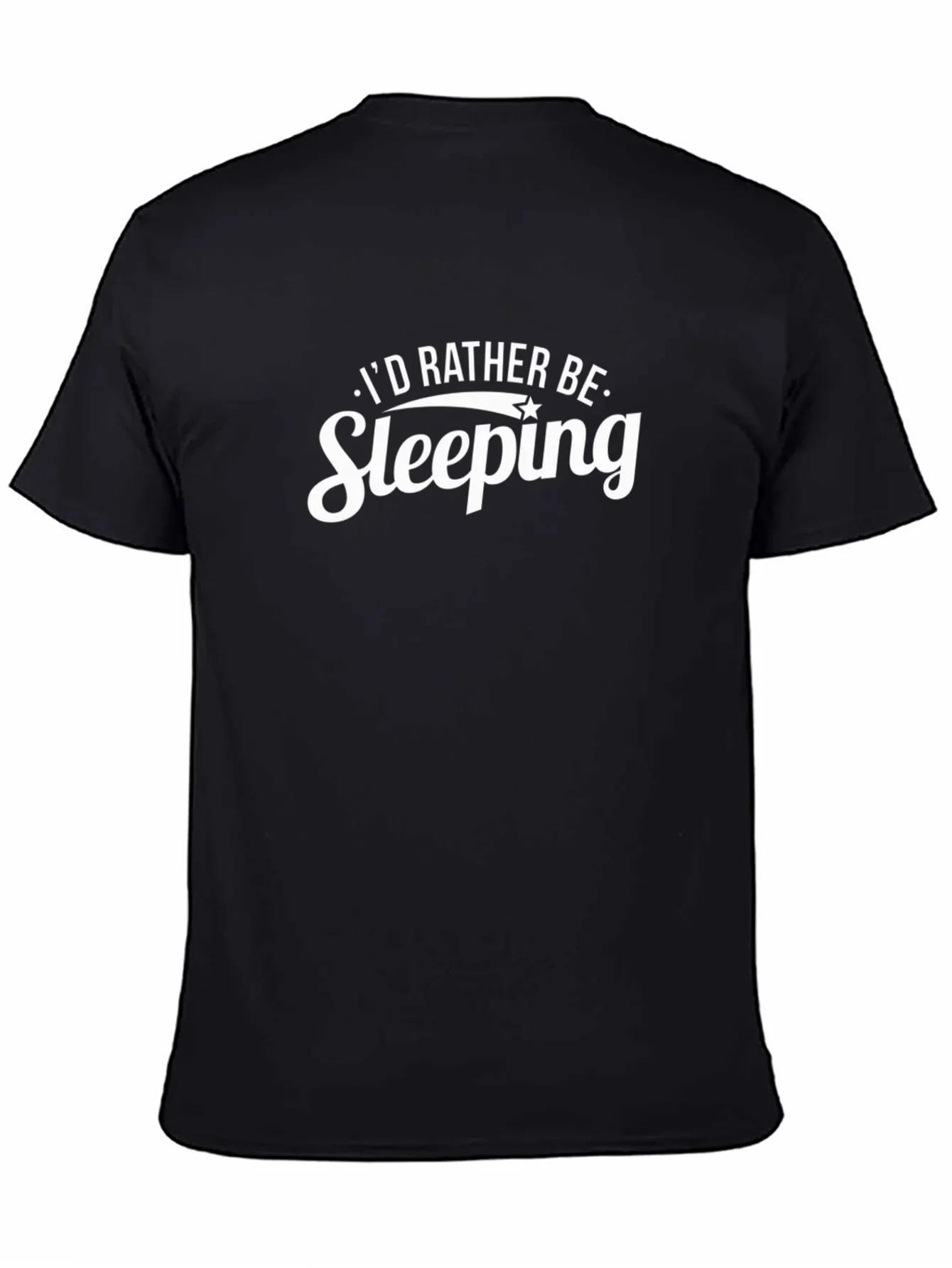 Id Rather Be Sleeping Black T-Shirt