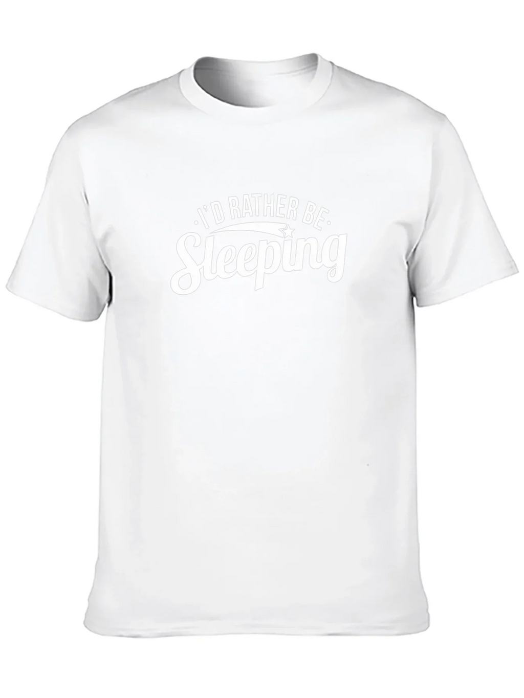 Id Rather Be Sleeping Black T-Shirt