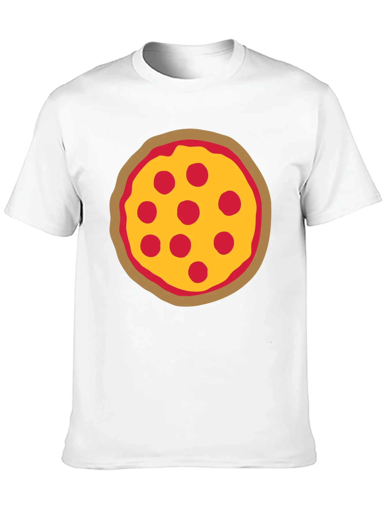 Pizza Graphic Black T-Shirt - Casual Wear