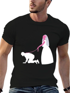 Bride & Groom Funny T-Shirt - Newlywed Humor
