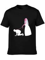 Bride & Groom Funny T-Shirt - Newlywed Humor