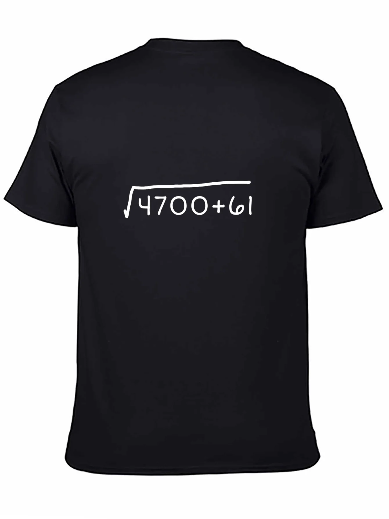 Math Humor T-Shirt: √4700+61
