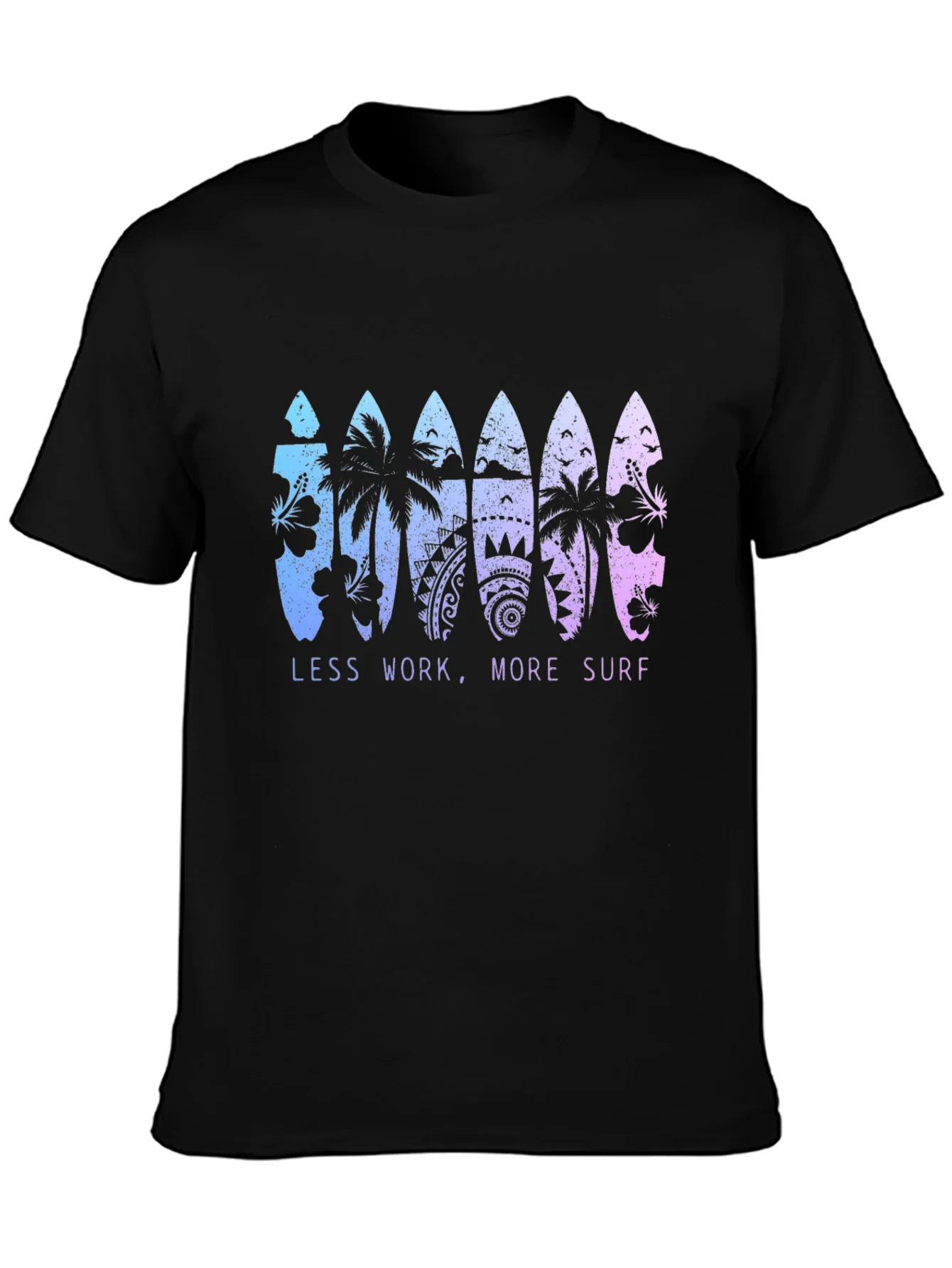 Less Work More Surf T-Shirt