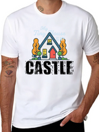 My Tiny House Is My Castle Black T-Shirt