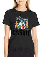My Tiny House Is My Castle Black T-Shirt