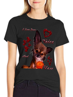 I Love Your Voice Chihuahua Graphic Tee