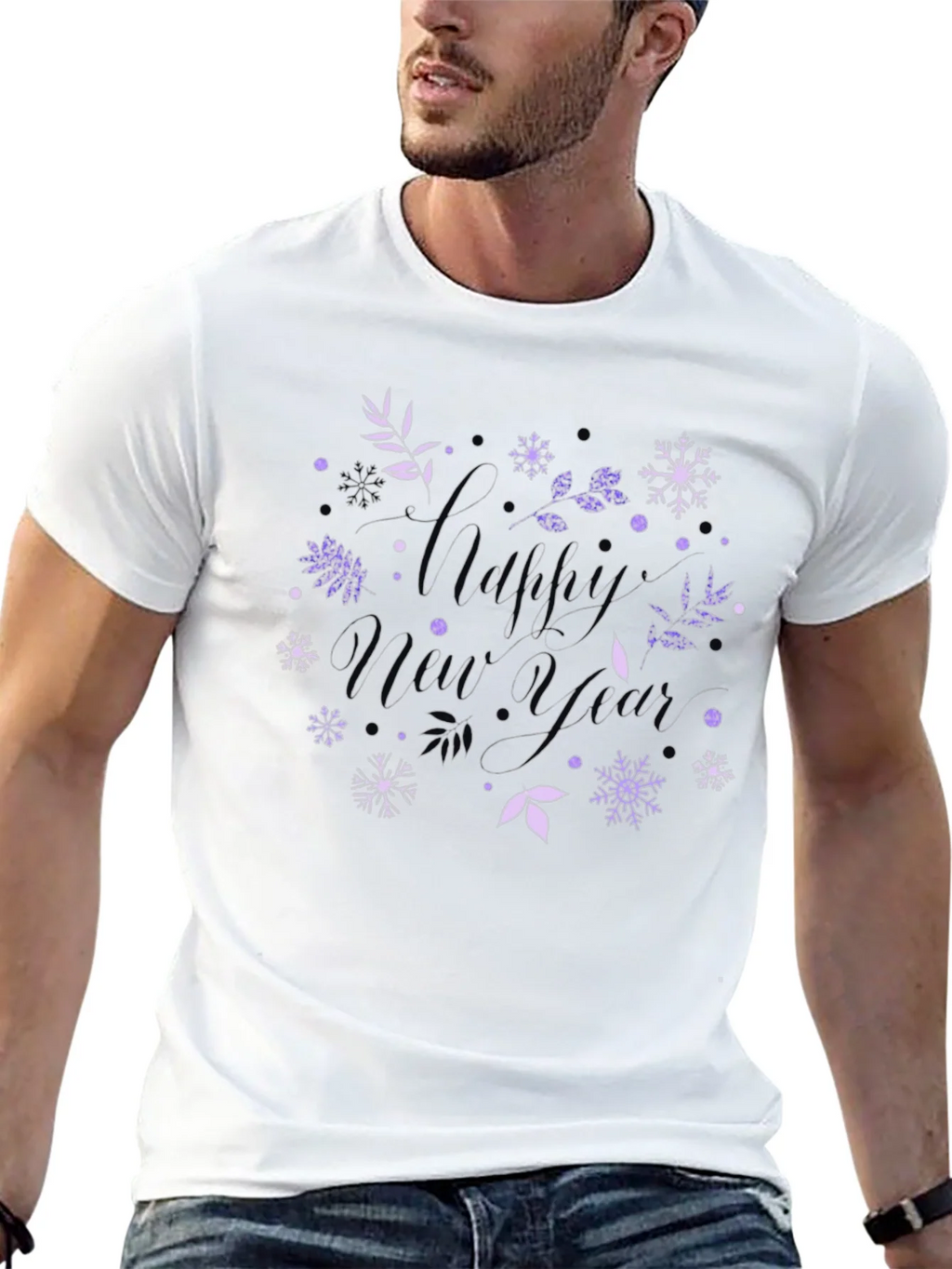 Happy New Year T-Shirt - Festive Design