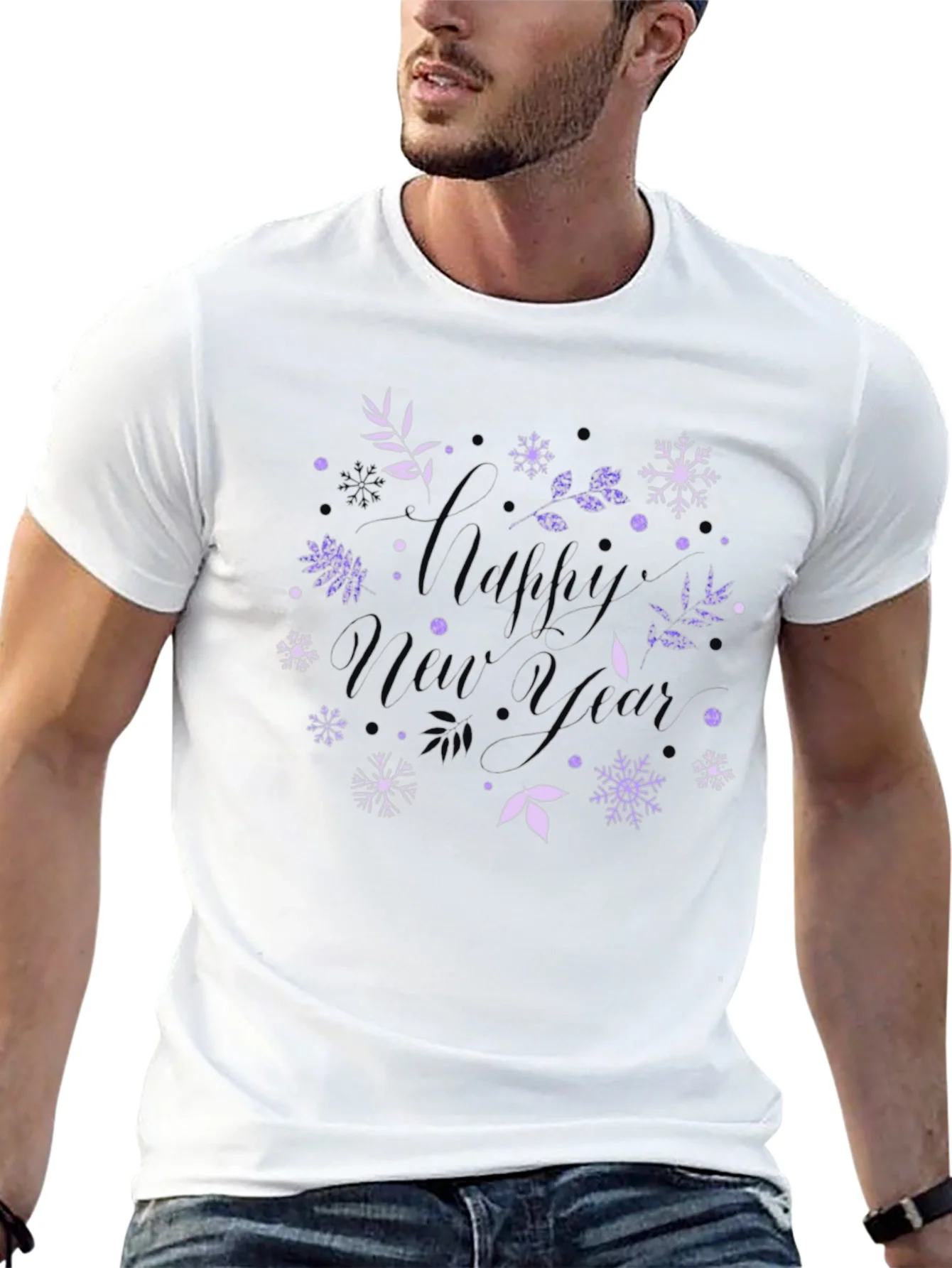 Happy New Year T-Shirt - Festive Design