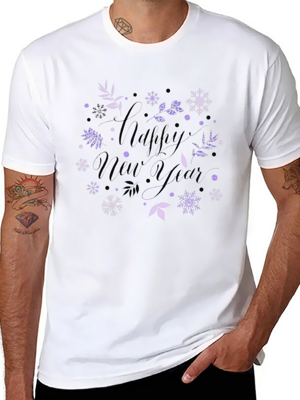 Happy New Year T-Shirt - Festive Design