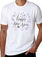 Happy New Year T-Shirt - Festive Design