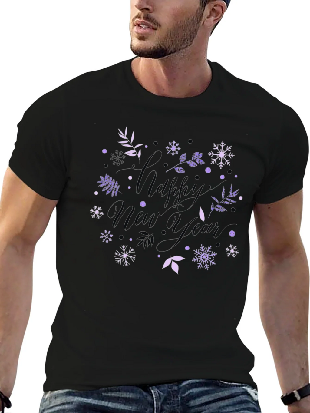 Happy New Year T-Shirt - Festive Design